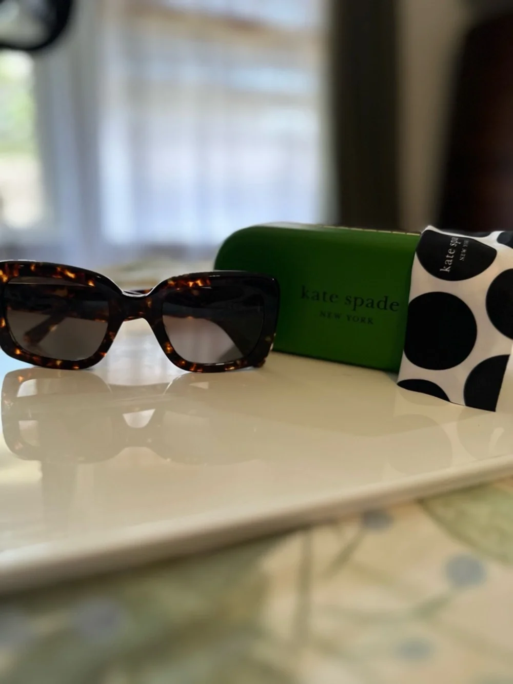 Kate Spade Bellamy Tortoiseshell Sunglasses Hello Sunshine